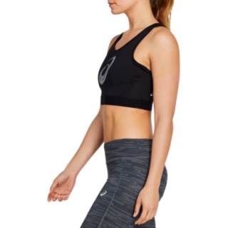 Side view of SPORT GPX BRA TOP, PERFORMANCE BLACK