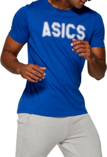 Front Top view of M GPX SS T 2, ASICS BLUE