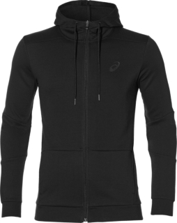 black fitted hoodie mens