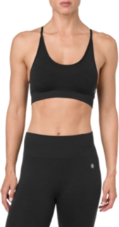 Seamless Strap Bra Women Performance Black Heather Asics