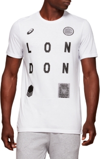 Front Top view of LDN CITY SS TOP, BRILLIANT WHITE