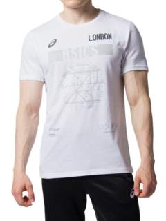 Front Top view of LDN CITY SS TOP 2, BRILLIANT WHITE