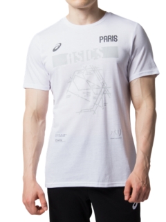 Front Top view of PAR CITY SS TOP 2, BRILLIANT WHITE