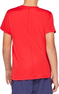 asics t shirt junior rouge