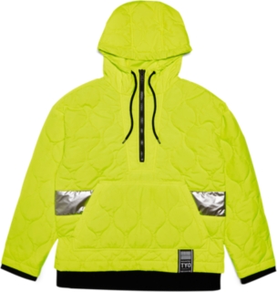 safety yellow zip up hoodie