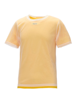 【関税込み】doublet イエロー ベジタブルダイ Tシャツ ヘアブロー：ゴールドイエロー：TシャツのTシャツ通販【REDBROS.】