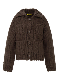 ンニット NKNIT KNIT blouson ニット／茶2 ンニット NKNIT KNIT blouson ニット／茶2 NKNIT KNIT blouson ニット