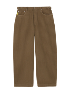 STRIPED DENIM PANTS