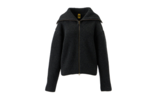 レア⭐︎オニツカタイガー セーター カーディガン 異素材ミックス アウター KNIT CARDIGAN