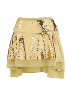 スカート JOSEMOON SEQUINS SKIRT JOSE MOON（ジョゼムーン） スカート DOUBLEWAIST PLEATS MINISKIRT