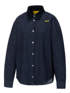 トップス Onitsuka Tiger OVERSIZED DENIM SHIRT WOMEN'S DENIM SHIRT - Onitsuka Tiger | Onitsuka Tiger ONLINE