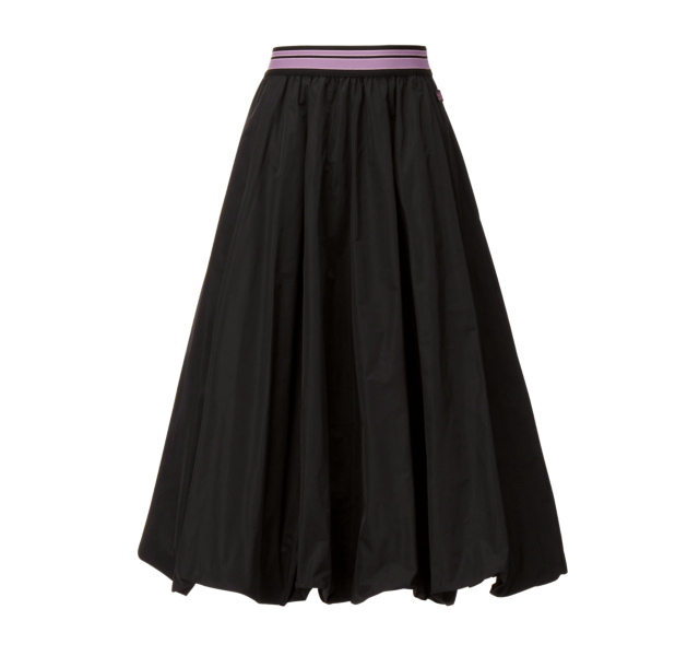 SOFT SEOUL ♥ TENSION BIKER SKIRT&PANTS SET /追跡付 SY017SK / Flare Long Skirt BLACK【翁安芸さん×SYNE TOKYO