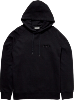 black sweat hoodie