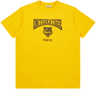 yellow graphic tee
