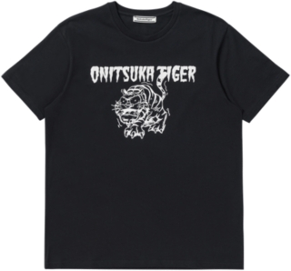 black and white graphic tee