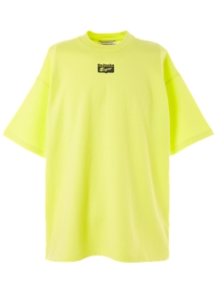 yellow graphic tee