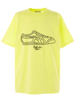 yellow graphic tee