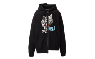 定価は36300円オニツカタイガー(アパレル)ZIP-UP HOODIE ブラック Lサイズ