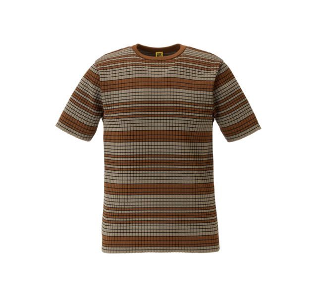 SHORT SLEEVED KNIT TOP