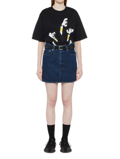 ♡たぐ OVERSIZED GRAPHIC TEE