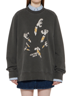WASHED SWEAT TOP