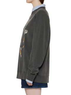 WASHED SWEAT TOP