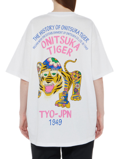 ◆onitsuka tiger◆ oversized graphic t-shirt 2183B534_100 OVERSIZED GRAPHIC TEE - Onitsuka Tiger | Onitsuka Tiger