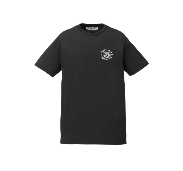 Tシャツ・カットソー AIE SS24 JERSEY T-SHIRT (OT747_D-BLACK) Off-White Arrow Pattern Round Neck Tee 'Black White Pink