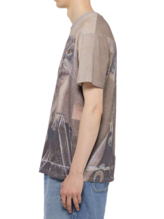 ⭐ほぼ新品　希少　オニツカタイガー　グラフィックT　リメイク　M　黒灰 GRAPHIC TEE