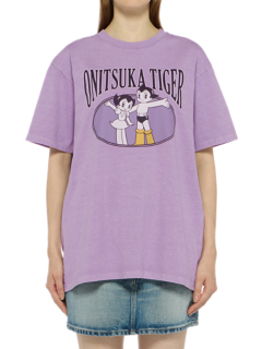 新品 オニツカタイガー 鉄腕アトム ビンテージ風コットンTシャツ Sサイズ 新品 オニツカタイガー 鉄腕アトム ビンテージ風コットンTシャツ