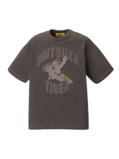 おまっちゃページ WASHED OVERSIZED GRAPHIC TEE