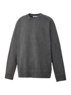 Zoom Image Gray WASHED SWEAT TOP Side View