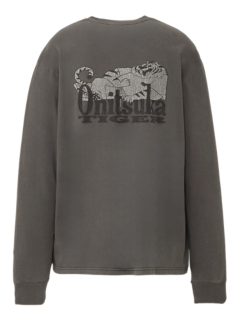 WASHED LONG SLEEVED GRAPHIC TEE