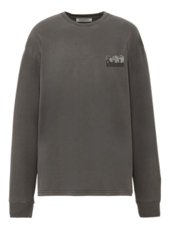 WASHED LONG SLEEVED GRAPHIC TEE