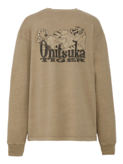 WASHED LONG SLEEVED GRAPHIC TEE | Onitsuka Tiger Official Website