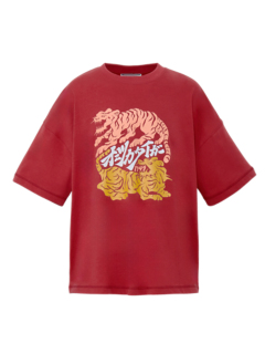 クロマニヨンズ　ペインターTシャツ　タオル　セット　サイズXL レッド GRAPHIC TEE