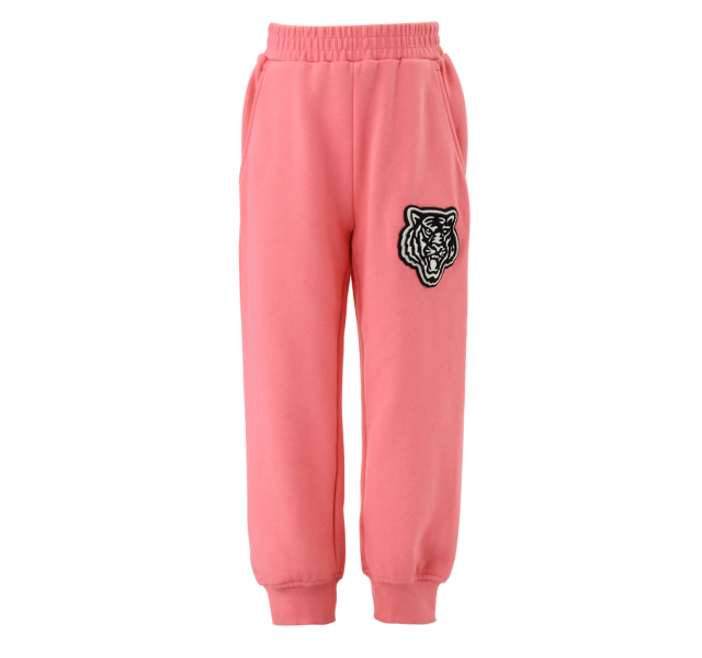 ☆TREEMINGBIRD☆ TMB SQUARE LOGO SWEAT PANTS Scratch Damage Wide Sweat Pants [ Charcoal ] - TREEMINGBIRD