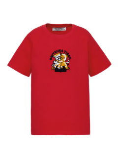Young　赤S2 KIDS GRAPHIC TEE - Onitsuka Tiger | Onitsuka Tiger ONLINE STORE