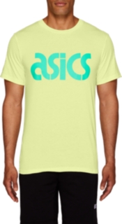 Front Top view of JSY BL SS TEE, HUDDLE YELLOW