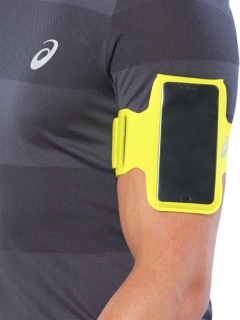 Front Top view of ARM POUCH PHONE, LEMON SPARK