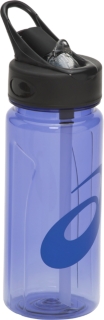 Front Top view of WATER BOTTLE, ASICS BLUE