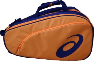 Front Top view of PADEL BAG, ASICS BLUE/ORANGE POP