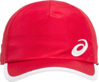 Front Top view of PERFORMANCE CAP, SPEED RED