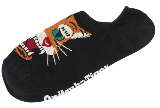 Zoom Image Black INVISIBLE SOCKS Front Left View