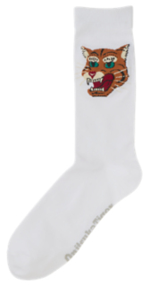 Zoom Image White MIDDLE SOCKS Front Left View