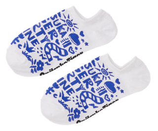 ストライプ onitsuka tiger オニツカタイガー INVISIBLE SOCKS Onitsuka Tiger INVISIBLE SOCK HEATHER GREY/BLUE 3183A943