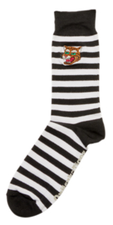 Zoom Image Black MIDDLE SOCKS Front Left View