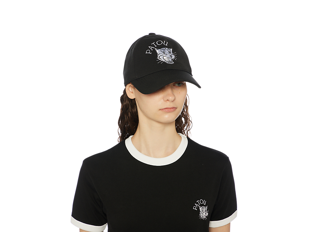 PATOU オニツカタイガー BEANIE black 明るくっ パトゥ ビーニー 黒 PATOU オニツカタイガー BEANIE black 明るくっ パトゥ ビーニー 黒