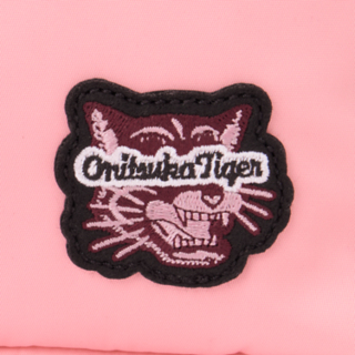 【美品】ONITSUKA TIGER メッセンジャーバッグ ネイビー 刺繍ロゴ Onitsuka Tiger ショルダーバッグ バッグ MESSENGER BAG