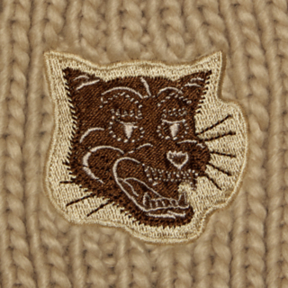 Zoom Image Beige BEANIE Zoom logo View